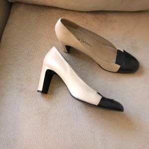 Charles Jourdan spectator pumps